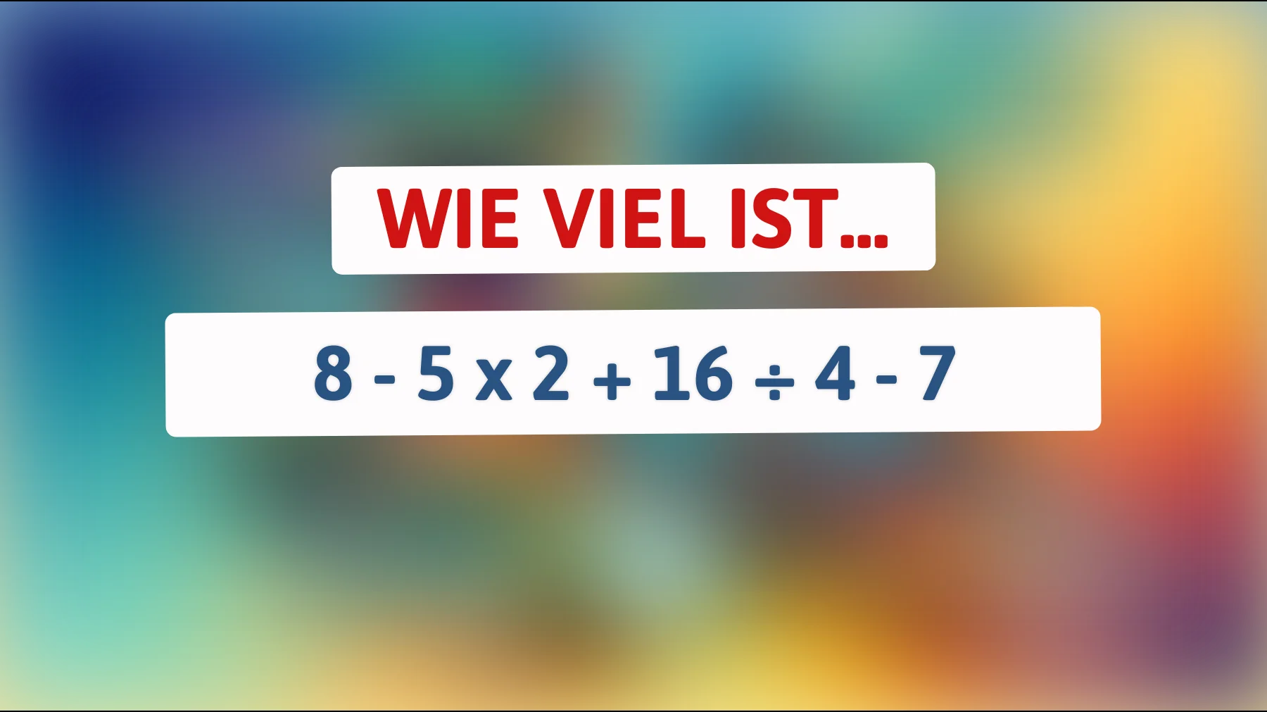 Hast du das Zeug dazu, dieses knifflige Mathe-Rätsel zu knacken? Fordere deine Denkmuskeln heraus!"