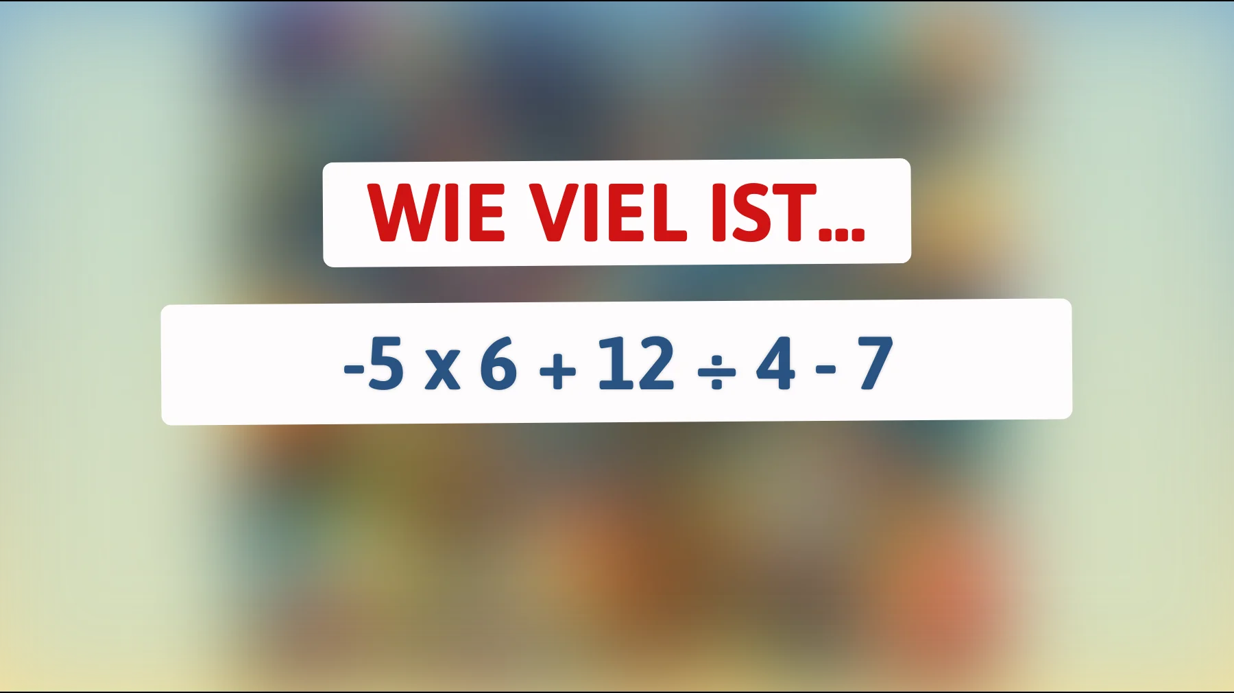 Nur Genies können dieses einfache Mathe-Rätsel lösen! Bist du schlau genug, um die Lösung zu finden?"