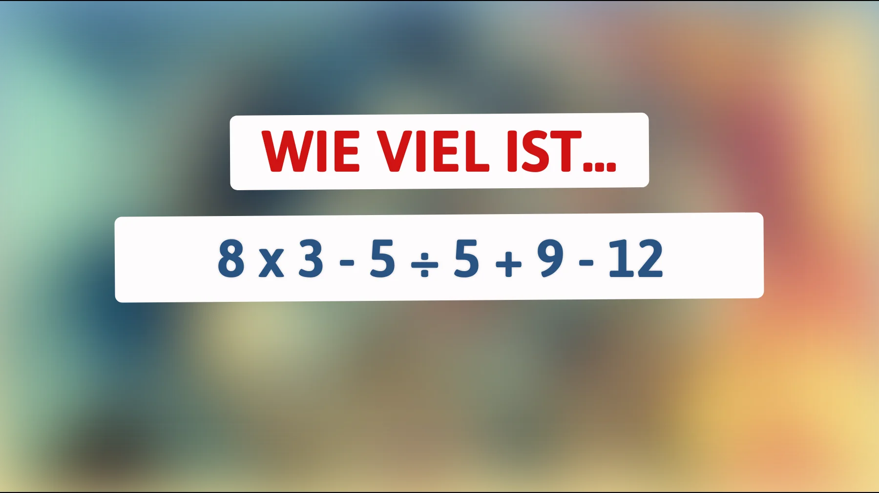 Nur die Brillantesten schaffen es: Kannst du das schwierige Mathe-Rätsel lösen? Finde die überraschende Antwort!"
