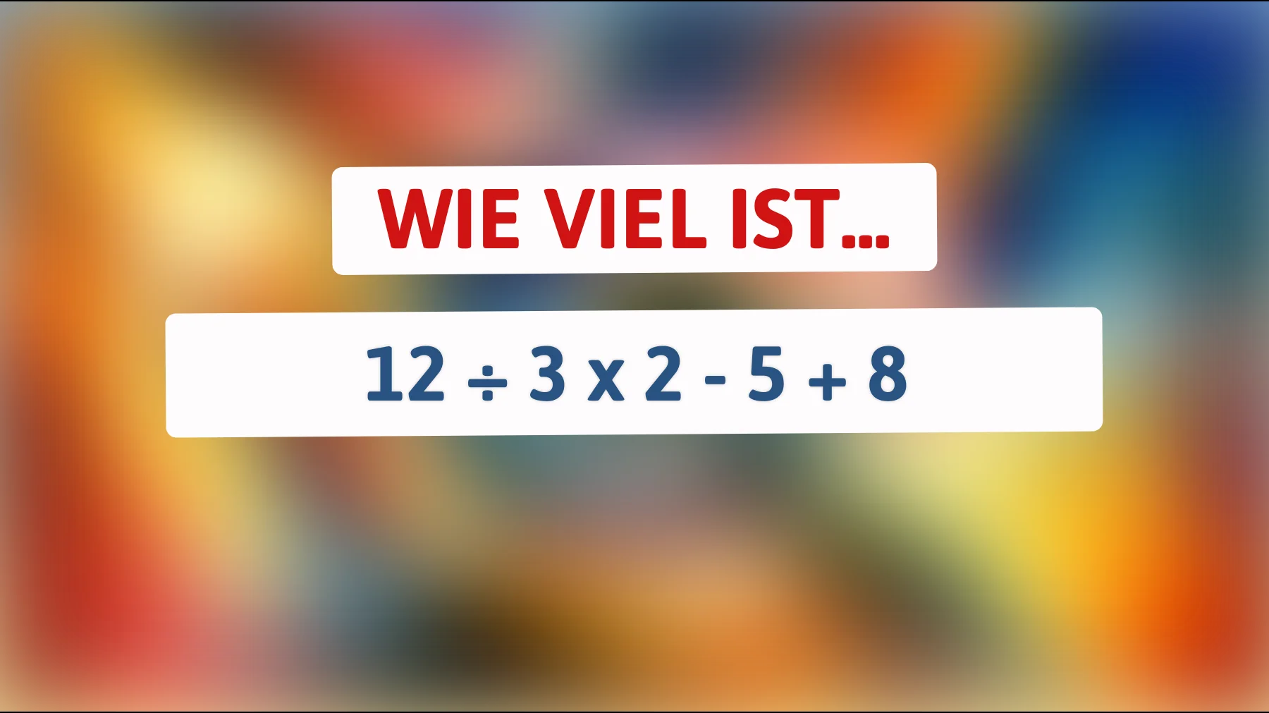 Nur die schlausten Köpfe können dieses Mathe-Rätsel lösen: Kannst du die richtige Antwort finden?"
