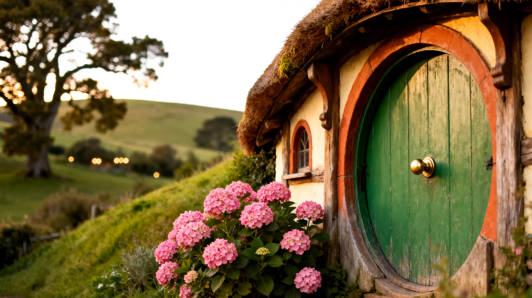 Hobbiton Movie Set"