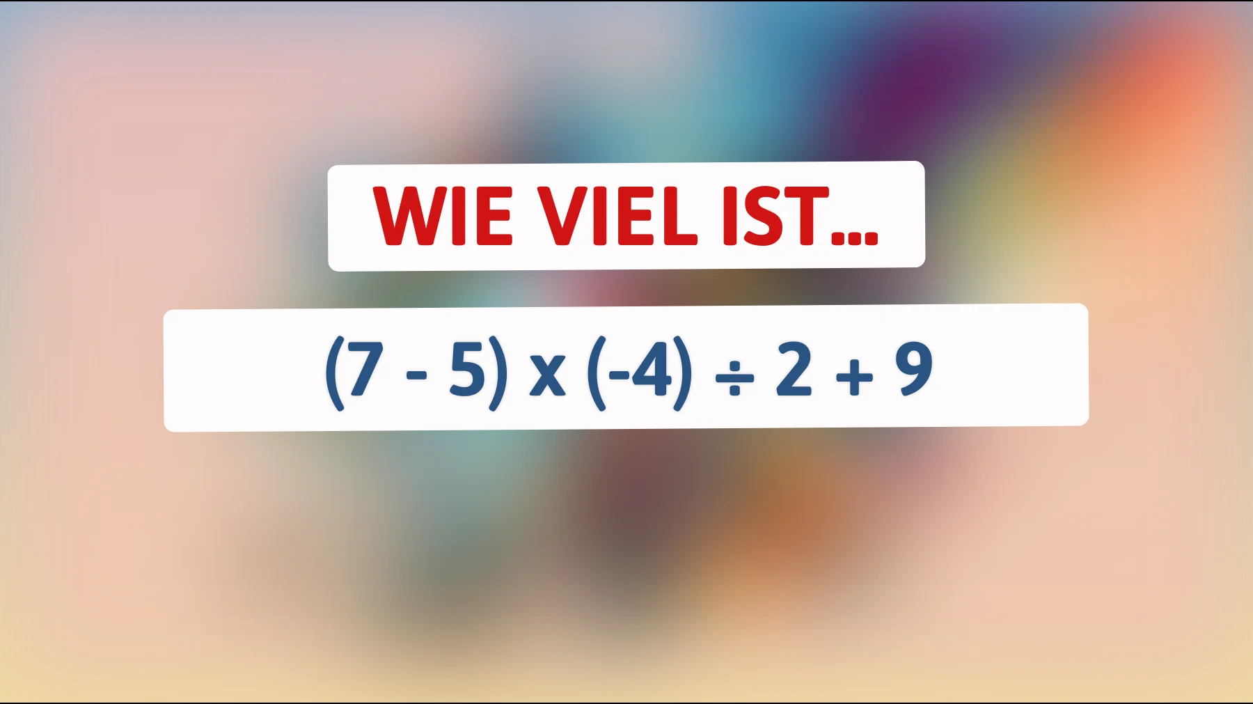 Nur für kluge Köpfe: Können Sie das Rätsel lösen und die Lösung enthüllen? Testen Sie Ihr mathematisches Genie!"